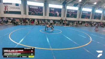 83 lbs 1st Place Match - Armando Martinez, Takedown-City Wrestling vs Giselle Jade Valverde, NB Elite Wrestling Club