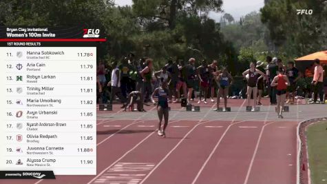 Women's 100m Invite, Semi-Finals 8