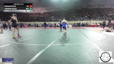 120 lbs Consi Of 8 #1 - Reagan Doyle, Stillwater Wrestling vs Addison Willis, Wagoner