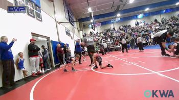 46 lbs Round Of 16 - Kingston Warrior, Wagoner Takedown Club vs Colton Contreras, Raw Wrestling Club