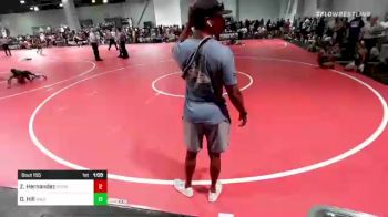 95 lbs Quarterfinal - Zaydrein Hernandez, RoughHouse WC vs Orion Hill, Mad Dawg