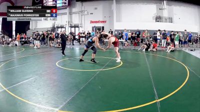 285 lbs Quarters - William Glesing, Dragon Wrestling Club vs Maximus Forrester, Red Cobra Wrestling Academy