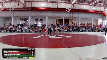 125 lbs 1st Place Match - Christian Guzman, North Central vs Benyamin Kamali, Olivet