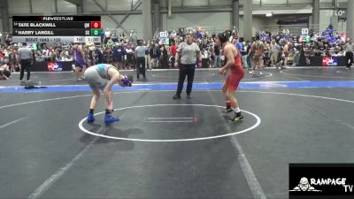 120 lbs Quarterfinal - Tate Blackwill, Quinter WC vs Harry Langill, Sabetha Kids