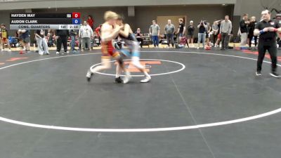 126 lbs Cons. Quarters - Hayden May, Interior Grappling Academy vs Audon Clark