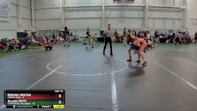 96 lbs Round 2 (8 Team) - Elijah Petit, Contenders WA Green vs Roman Mestas, Xtreme Team