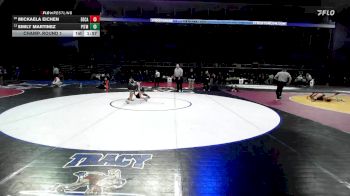 100 lbs Champ. Round 1 - Emily Martinez, Pitman vs Mickaela Eichen, Del Campo