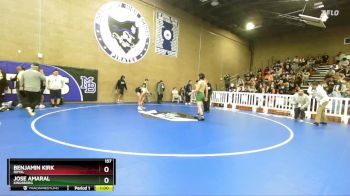 157 lbs Cons. Round 6 - Benjamin Kirk, Royal vs Jose Amaral, Kingsburg