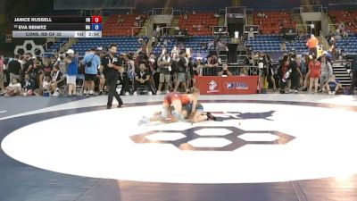 110 lbs Cons. Rd Of 32 - Janice Russell, Oregon vs Eva Reinitz, Washington