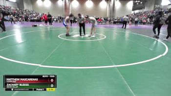 132A Quarterfinal - Zachary Bleess, Grain Valley vs Matthew Mascarenas, Cleveland