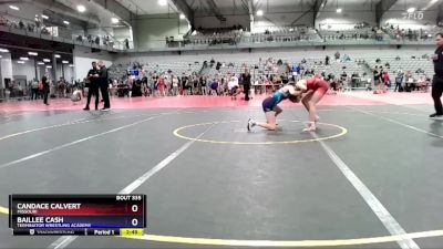 105 lbs Round 3 - Candace Calvert, Missouri vs Baillee Cash, Terminator Wrestling Academy