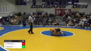 123 lbs Consolation - Allan Hendricks, Calvary Chapel-Santa Ana vs Santino Sanchez, Esperanza