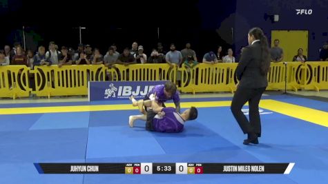 Justin Miles Nolen vs Juhyun Chun 2025 Pan IBJJF Jiu-Jitsu No-Gi Championship