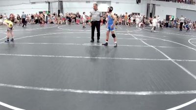 96 lbs Round 3 (8 Team) - Jax Mahoney, CTWHALE vs Logan Mccabe, Frost Gang