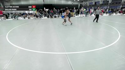 166.2-172.7 lbs Champ. Round 2 - Clayten Jacobs, South Sip Wrestling Club vs Dallas Pasik, California