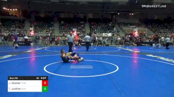 70 lbs Consolation - Jonah Kesner, Team Tulsa WC vs Tynan Justice, Northside Wrestling Academy