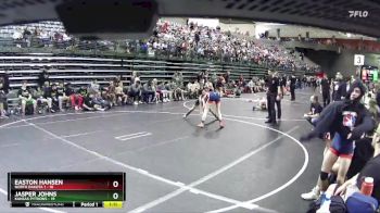 125 lbs Finals (8 Team) - Easton Hansen, North Dakota 1 vs Jasper Johns, Kansas Pythons