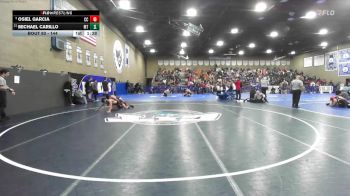 144 lbs Champ. Round 2 - Osiel Garcia, Cesar Chavez vs Michael Carillo, Matilda Torres