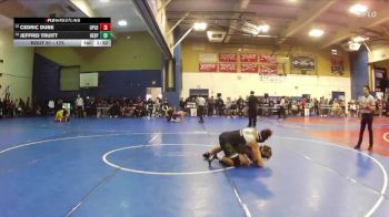 175 lbs Champ. Round 1 - Cedric Dube, Upland vs Jeffrei Truitt, Hesperia