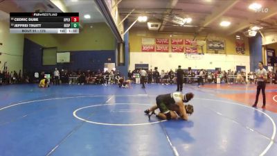 175 lbs Champ. Round 1 - Cedric Dube, Upland vs Jeffrei Truitt, Hesperia