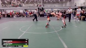 150 lbs Round 5 (8 Team) - Justin Gates, Team Shutt vs Duke Martin, Mat Assassins