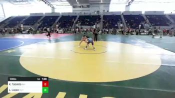 109 lbs Semifinal - Kiely Tabaldo, Bay Area Dragons vs Lindsey Lopez, PQ Pinners