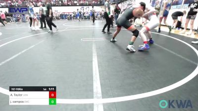 112-119 lbs Quarterfinal - Atticus Taylor, Lions Wrestling Academy vs Jonathan Campos, Dumas Wrestling Club