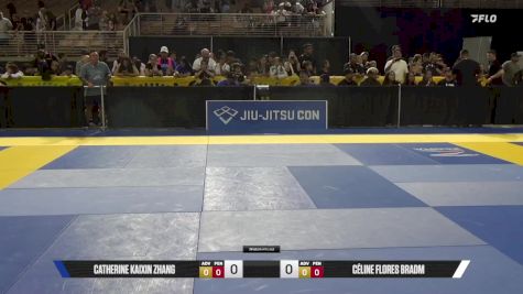 Céline Flores Bradm vs Catherine Kaixin Zhang 2025 Pan Kids Jiu-Jitsu IBJJF Championship
