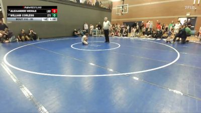85 lbs Cons. Round 1 - William Corless, Small Town Grims vs Alexander Weigle, Lil Mavs Wrestling