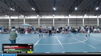 102 lbs Round 2 (4 Team) - Cooper Hastings, Hammer Heads vs David Farmer, Grangeville Youth Wrestling