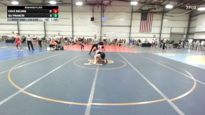 132 lbs Round Of 64 - Cole Belden, VT vs Eli Francis, RI