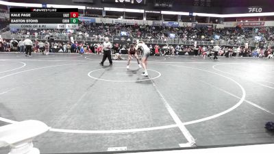 150 lbs Consi Of 8 #2 - Kale Page, East Kansas Eagles vs Easton Stohs, Council Grove Wrestling Club