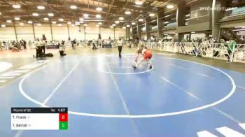 145 lbs Prelims - Trevor Frank, UT vs Tyler Berish, PA