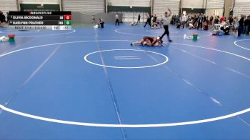 110-120 lbs Quarterfinal - Kaelynn Prather, 308 Wrestling Academy vs Olivia McDonald, SEM Mustangs