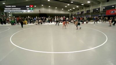 126 lbs Cons. Sub-quarters - Vincent Contreras, Team Idaho Wrestling Club vs Haziel Soto, Mat Demon Wrestling Club