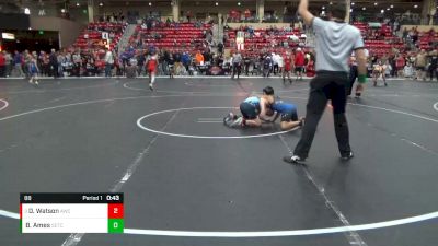 88 lbs Champ. Round 1 - Daiven Watson, Andover Wrestling Club vs Beckam Ames, Scott City Takedown Club