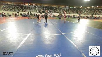 105 lbs Round Of 32 - Aiden Hawkins, Blackwell vs Rhyder Sutherland, Pawhuska Huskies JH