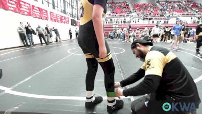 120 lbs Consi Of 4 - Tavyon Clark, Del City Little League Wrestling vs Nevaeh Cossio, OKC Saints Wrestling