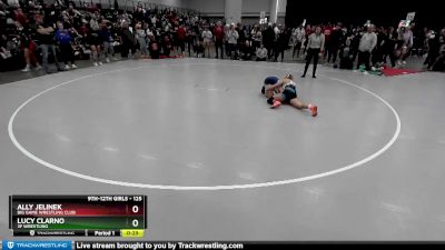 125 lbs Cons. Round 4 - Ally Jelinek, Big Game Wrestling Club vs Lucy Clarno, 3F Wrestling