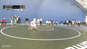138 lbs 5th Place Match - Isaiah Ayala, Garden City vs Cayson Rohr, Dodge City