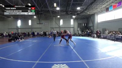 141 lbs Quarterfinal - Kael Kurtz, Coe vs Marcus McIntyre, Wisconsin-La Crosse