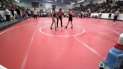 70 lbs Rr Rnd 1 - Nevaeh Davis, Claremore Wrestling Club vs Kennedy Scott, Salina Wrestling Club