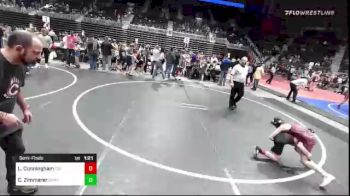 65 lbs Semifinal - Lyam Cunningham, Top Of The Rock WC vs Charlotte Zimmerer, Chaparral WC