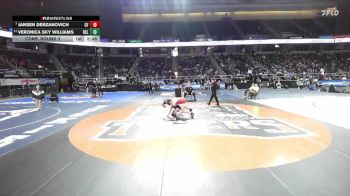 145 lbs Cons. Round 3 - Jansen Derzanovich, Chenango Forks-4 vs Veronica Sky Williams, Bellport-11