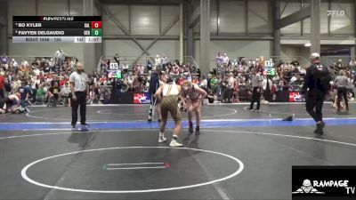 150 lbs Quarterfinal - Favyen Delgaudio, Derby vs Bo Kyler, Salina