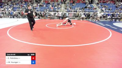 150 lbs Cons 64 #2 - Eli Rabideau, WI vs Mitchell Younger, OH