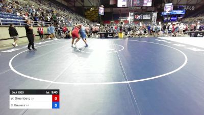 285 lbs Cons 64 #1 - Will Greenberg, OH vs Burak Bowers, WA