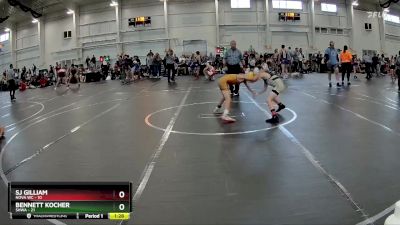 72 lbs Round 4 (10 Team) - Bennett Kocher, SHWA vs SJ Gilliam, NOVA WC