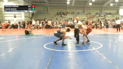 138 lbs Round Of 64 - Brooks DeRijke, MF Dynasty Black - HSB vs Calvin Martz, Attrition Wrestling Gold - HSB