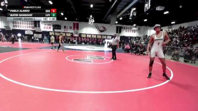 175 lbs Champ. Round 2 - Matin Ghanavat, Capistrano Valley vs Pablo Alanzo, San Bernardino